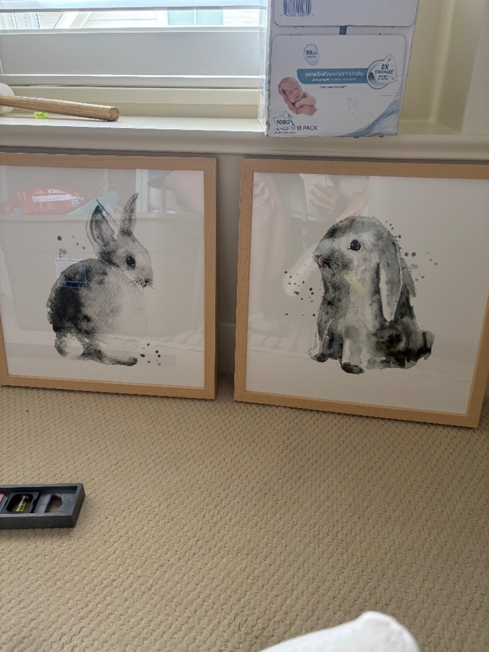 Pottery barn X Minted bunny artwork